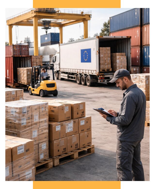 Доставка грузов из Европы от 12473 р., логистика СетСервис-Брк