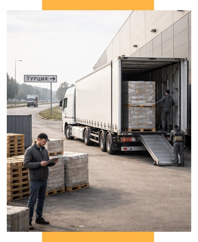 Автоперевозки и доставка фурой из Турции от 124728 р. | СетСервис-Брк