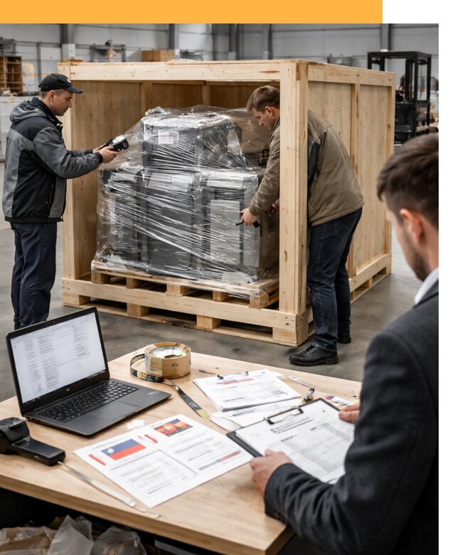 Доставка промышленного оборудования из США от 67561 руб