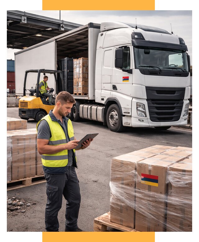 Автоперевозки из Армении от 98743 р. — услуги СетСервис-Брк