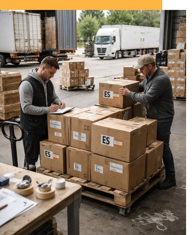 Доставка грузов в Испанию автотранспортом от 36379 руб