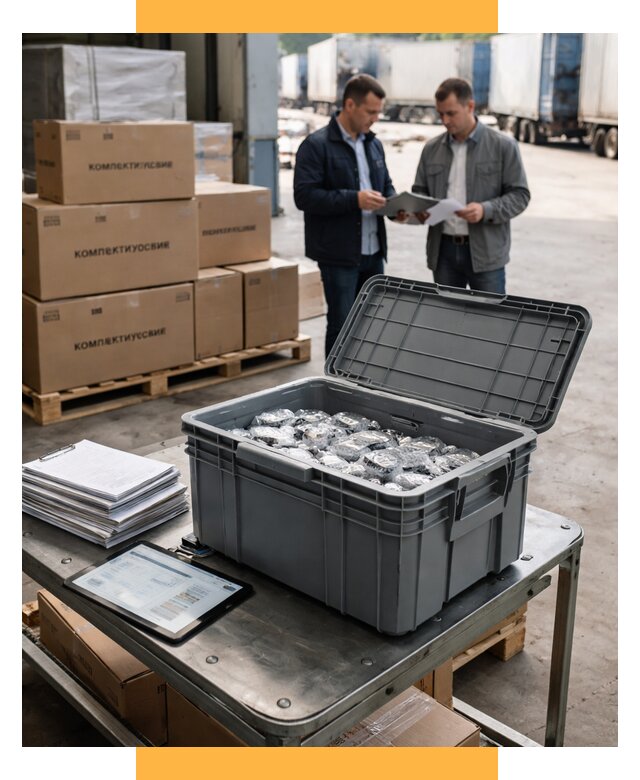 Перевозка комплектующих из Китая от 6756 р. | СетСервис-Брк