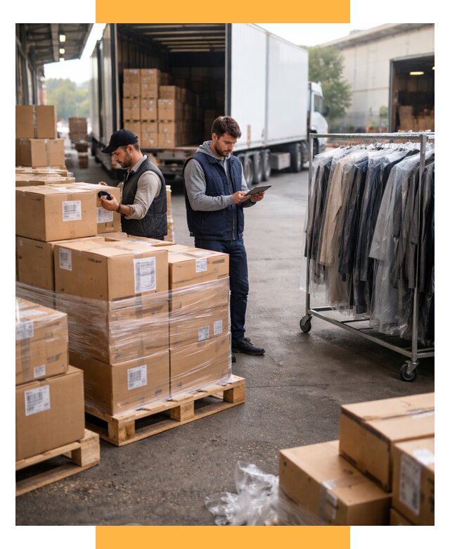 Перевозка и доставка одежды из Китая от 7796 р., СетСервис-Брк