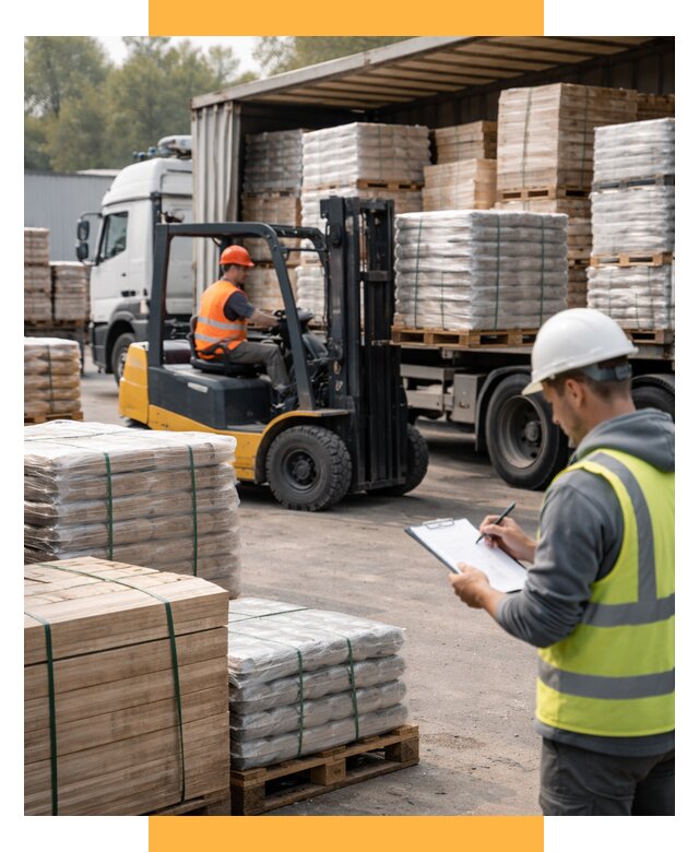 Перевозка строительных материалов от 5717 р. | СетСервис-Брк