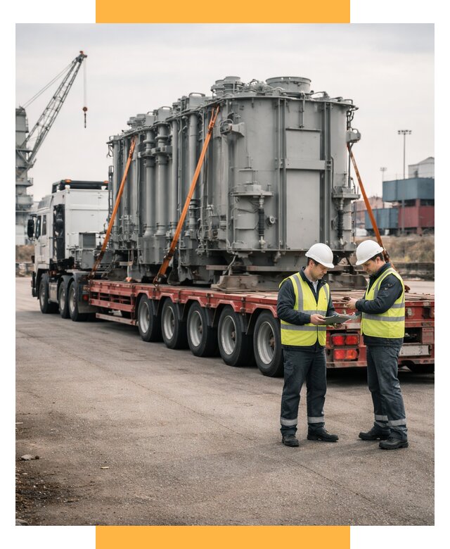 Перевозка негабаритных грузов под ключ от 124728 р., СетСервис-Брк