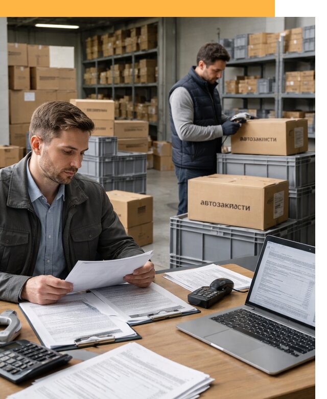 Таможенное оформление автозапчастей по выгодным тарифам от 8835