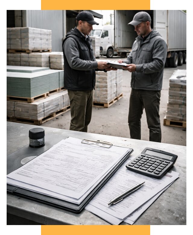 Таможенное оформление стройматериалов от 8835 р. | СетСервис-Брк