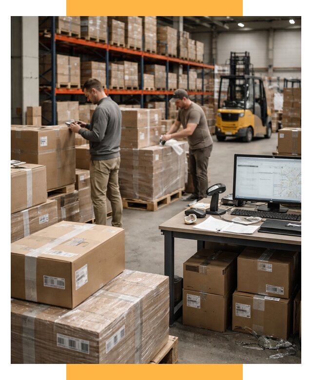 Склад консолидации в Европе от 6756 р., услуги СетСервис-Брк